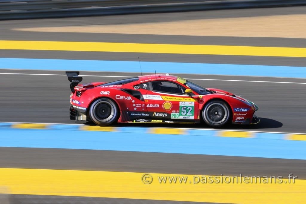 24h du mans 2022 Ferrari N°52