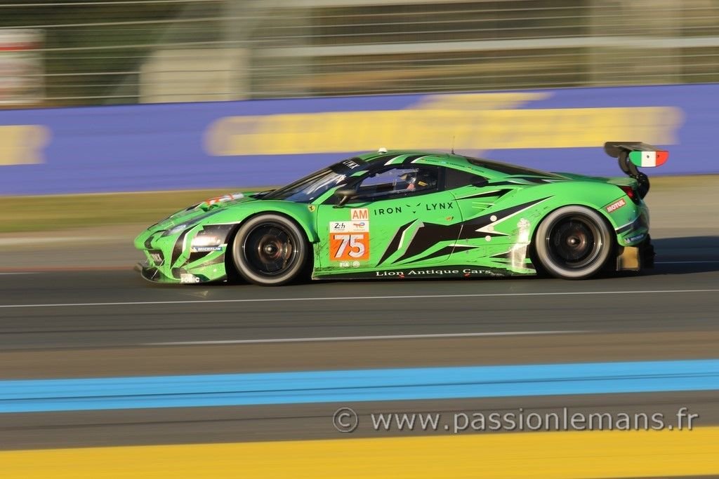 24h du mans 2022 Ferrari 488 N°75