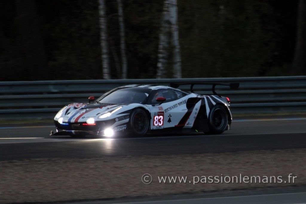 le mans 2020 Ferrari N°83